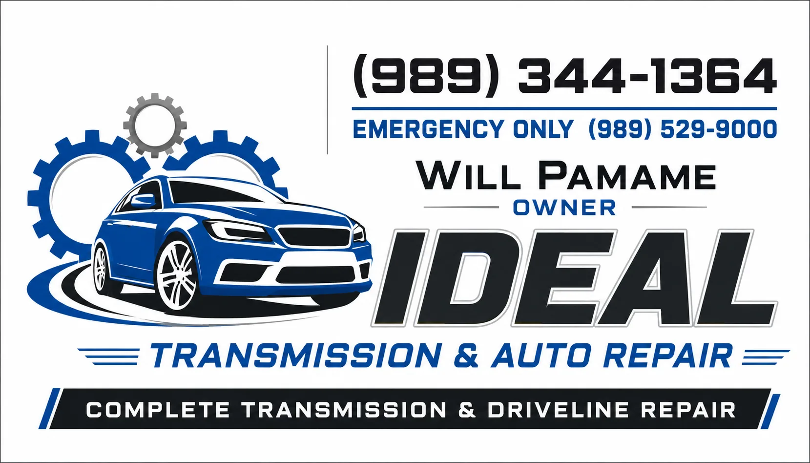 Ideal Transmission & Auto Repair Logo